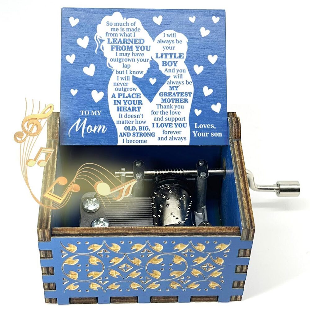 4354 Music Box Gifts for Mother U R My Sunshine Music Box Blue Music Box
